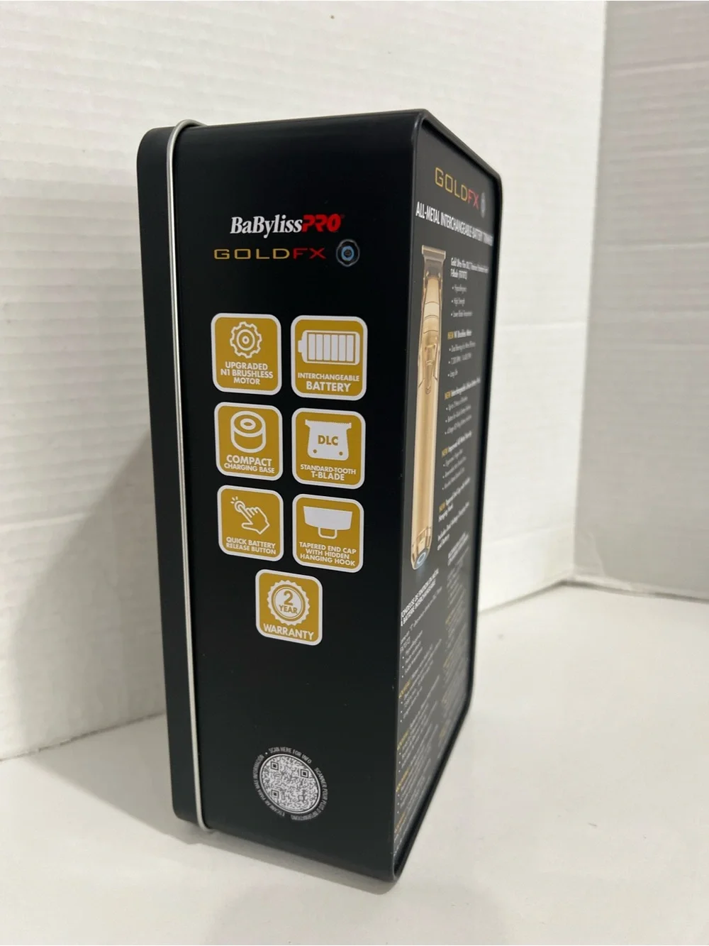 BaBylissPRO GOLDFX FXONE All Metal Interchangeable Battery Trimmer New!